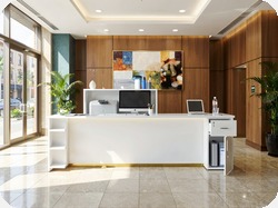Recepcja z laminatu HPL