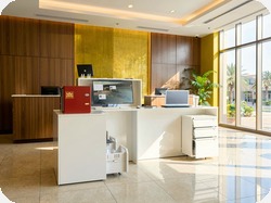 Recepcja z laminatu HPL