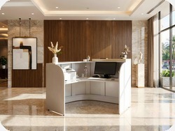 Piek�kna lada recepcyjna do biura