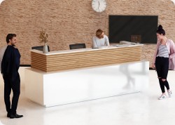 Nowoczesna lada recepcyjna