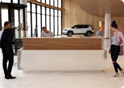 Nowoczesna lada recepcyjna