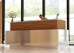 Nowoczesna lada recepcyjna