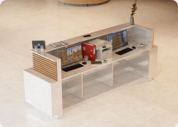 Nowoczesna lada recepcyjna