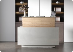 Nowoczesna lada recepcyjna