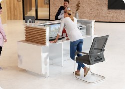 Nowoczesna lada recepcyjna