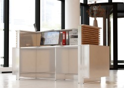 Nowoczesna lada recepcyjna