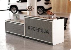 Nowoczesna lada recepcyjna