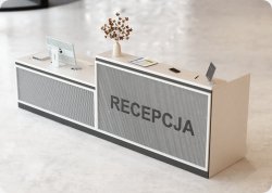 Nowoczesna lada recepcyjna