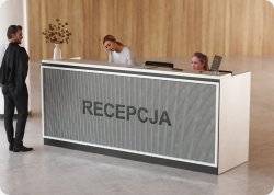 Nowoczesna lada recepcyjna