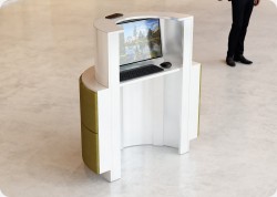 Nowoczesna lada recepcyjna