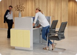 Nowoczesna lada recepcyjna
