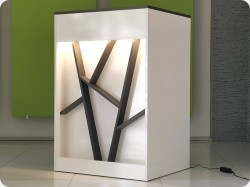 Nowoczesna lada recepcyjna