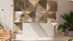 Nowoczesna lada recepcyjna