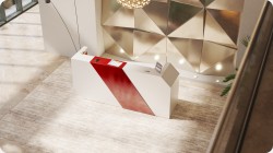 Nowoczesna lada recepcyjna