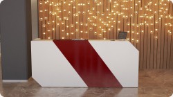 Nowoczesna lada recepcyjna