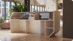 Nowoczesna lada recepcyjna