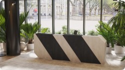 Nowoczesna lada recepcyjna