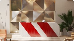 Nowoczesna lada recepcyjna