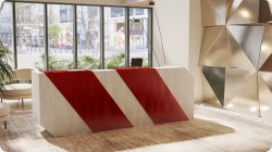 Nowoczesna lada recepcyjna