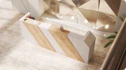 Nowoczesna lada recepcyjna