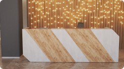 Nowoczesna lada recepcyjna