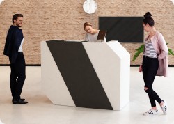 Nowoczesna lada recepcyjna