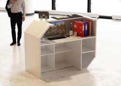 Nowoczesna lada recepcyjna