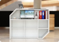 Nowoczesna lada recepcyjna