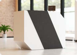 Nowoczesna lada recepcyjna