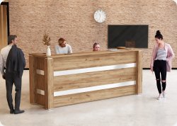 Nowoczesna lada recepcyjna
