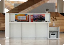 Nowoczesna lada recepcyjna