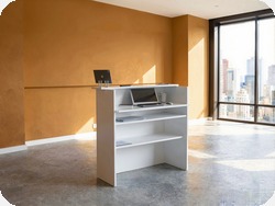 Recepcja z pod�wietleniem LED