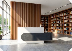 Recepcja z laminatu HPL
