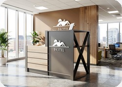 Loft lada recepcyjna