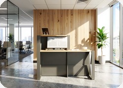 Loft lada recepcyjna