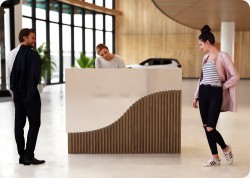 Nowoczesna lada recepcyjna