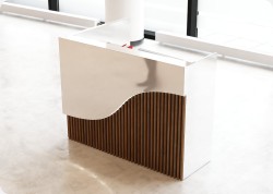 Nowoczesna lada recepcyjna