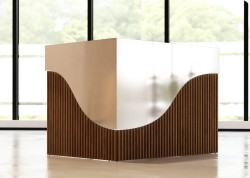 Nowoczesna lada recepcyjna