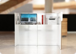 Nowoczesna lada recepcyjna