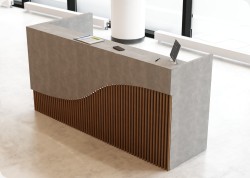 Nowoczesna lada recepcyjna