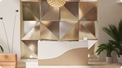 Nowoczesna lada recepcyjna