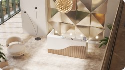 Nowoczesna lada recepcyjna