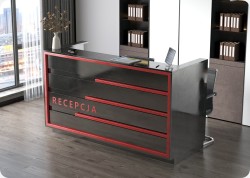 Nowoczesna lada recepcyjna