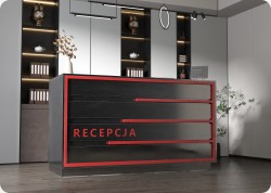 Nowoczesna lada recepcyjna
