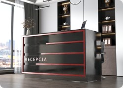 Nowoczesna lada recepcyjna