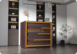 Nowoczesna lada recepcyjna
