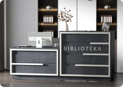 Nowoczesna lada recepcyjna