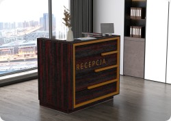 Nowoczesna lada recepcyjna