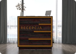 Nowoczesna lada recepcyjna