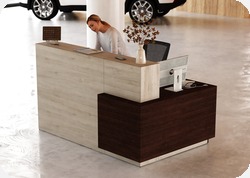 Lada recepcyjna z laminatu